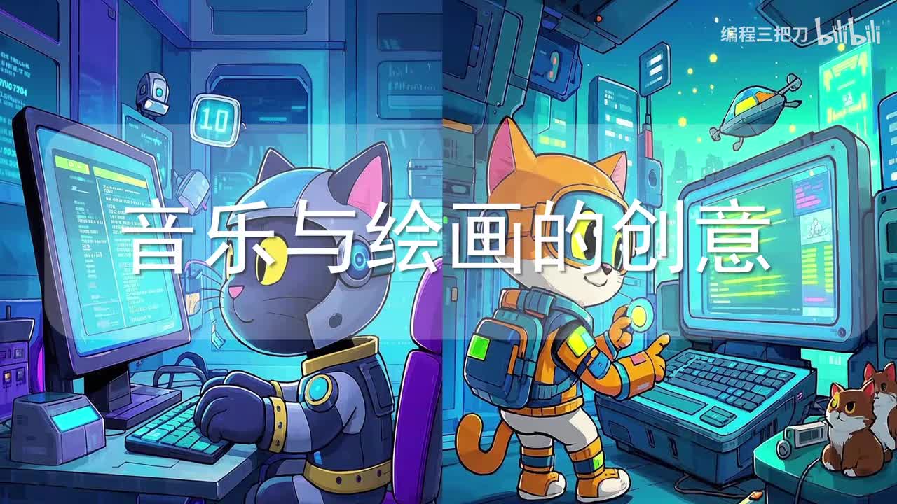 少儿图形化编程猫之音乐与绘画的创意1-BV1iEQ6YCEv5